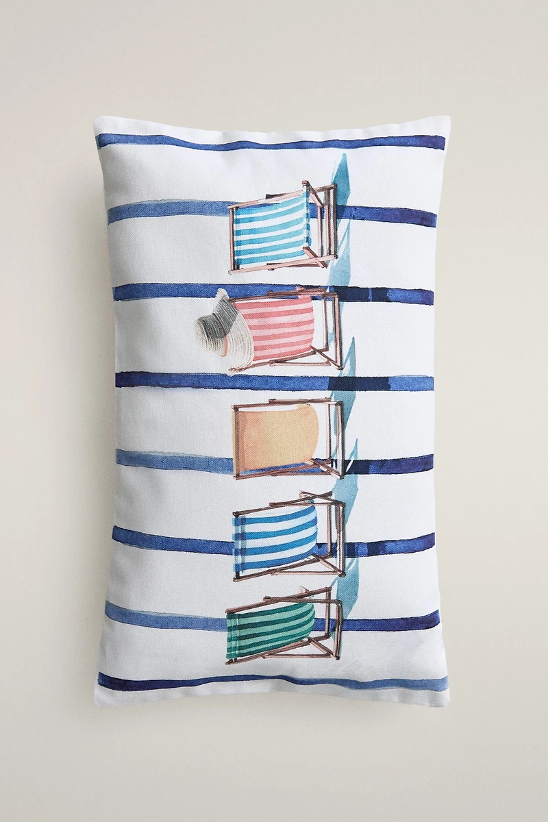 LOUNGE CHAIR THROW PILLOW COVER