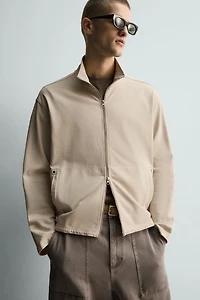 WASHED ZIP SWEATSHIRT