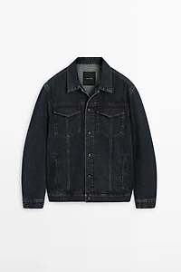 Denim trucker jacket