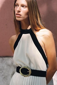 COMBINATION BELTED DRESS
