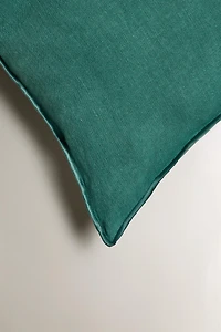 THROW PILLOW COVER WITH OVERLOCK