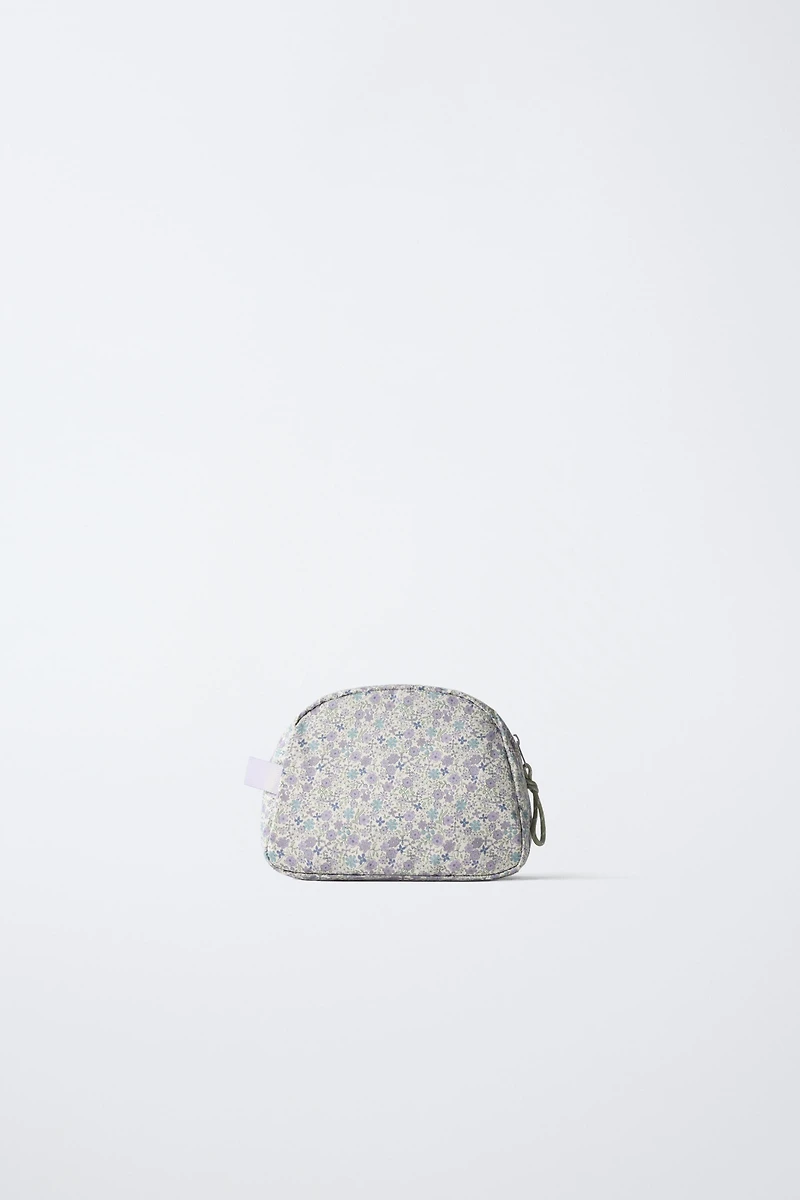 FLORAL TRAVEL TOILETRY BAG