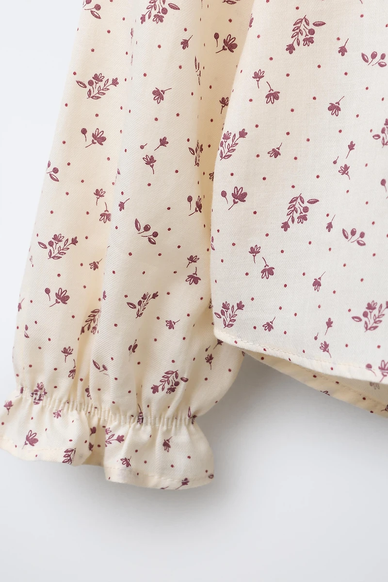 FLORAL PRINT BLOUSE