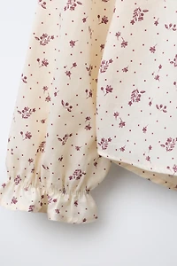 FLORAL PRINT BLOUSE