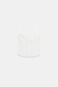 TOP STYLE CORSET EN DENTELLE