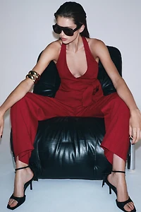 KNOTTED HALTER VEST