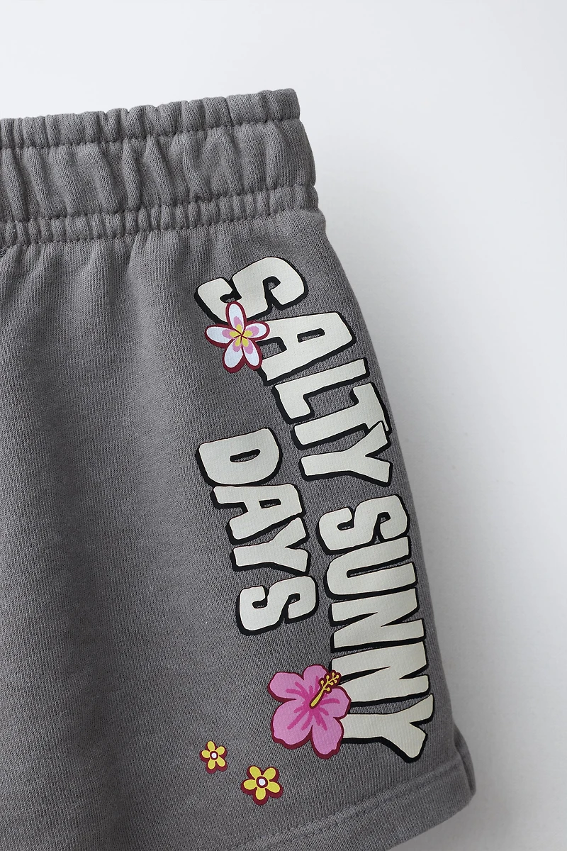 WASHED EFFECT CAPIBARA CAPYFUN © SHORTS