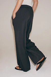 PANTALON STYLE PYJAMA À RAYURES ZW COLLECTION