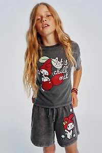 MY MELODY © SANRIO WASHED EFFECT T-SHIRT