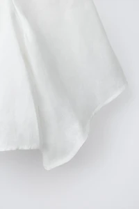 LINEN JEWEL HEART TOP