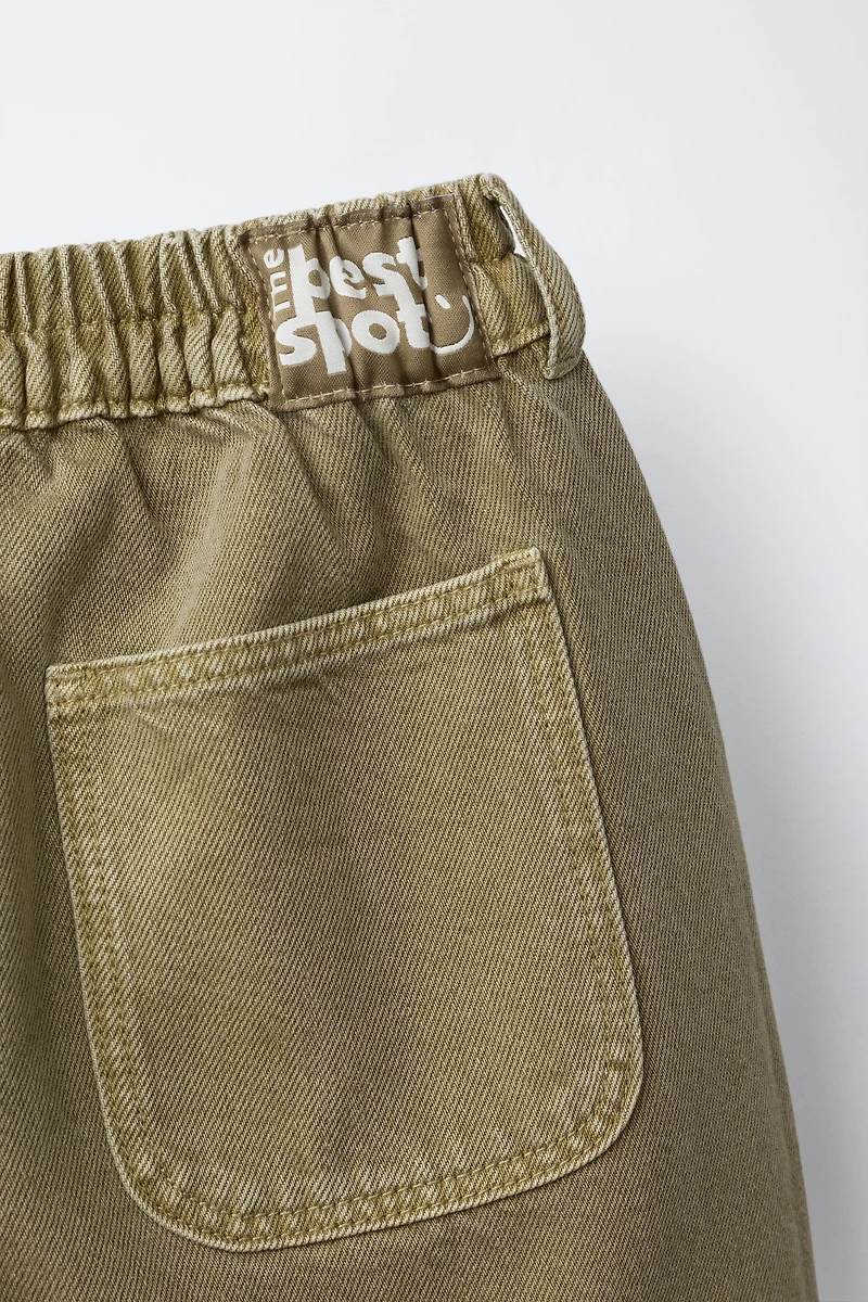 TWILL BAGGY PANTS
