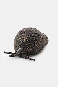 WOOL PLAID CAP