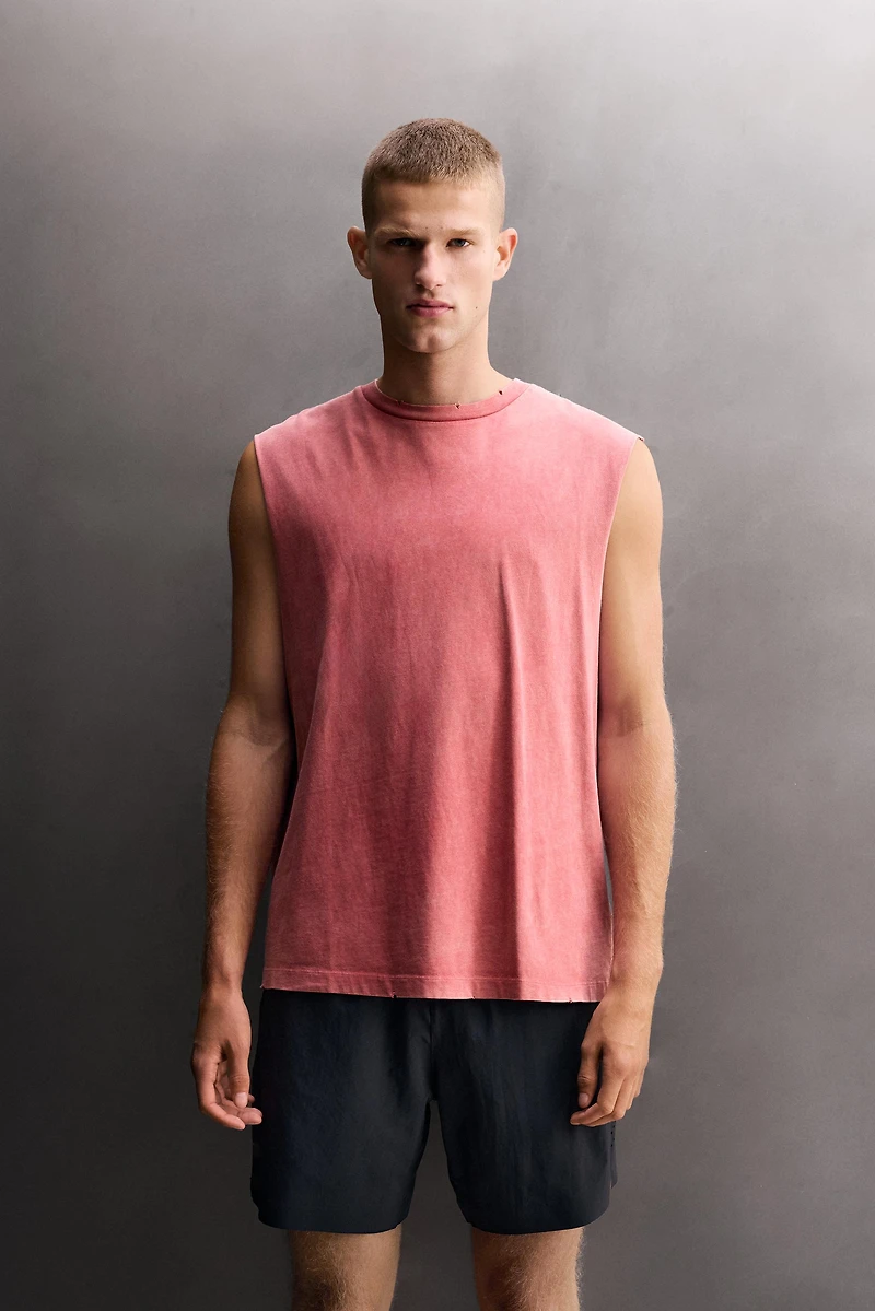 COTTON RUNNING TANK TOP