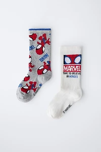 TWO-PACK OF SPIDEY AND HIS AMAZING FRIENDS © MARVEL LONG SOCKS
