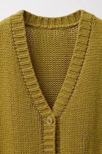 CARDIGAN EN MAILLE AVEC LAINE ÉDITION LIMITÉE