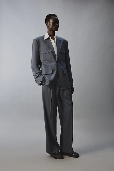 PANTALON DE COSTUME FLARE EN LAINE