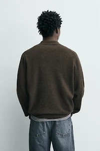 REGULAR FIT WOOL BLEND KNIT POLO SHIRT