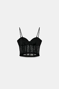 LACE CORSET TOP