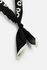 TEXT PRINT BANDANA