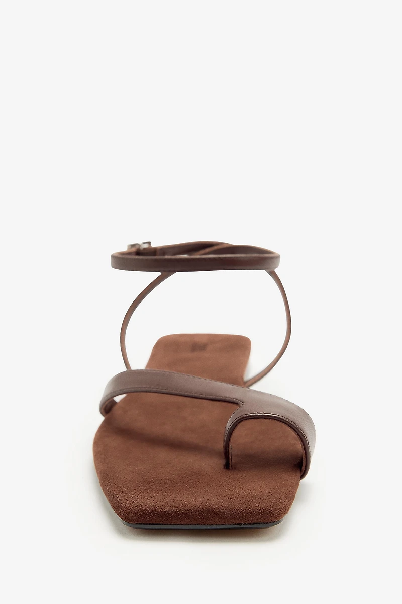 LIMITED EDITION FLAT SUEDE SANDALS