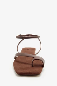LIMITED EDITION FLAT SUEDE SANDALS