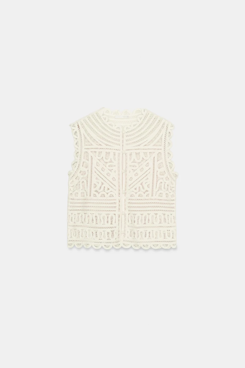 ZW COLLECTION CROCHET BLOUSE