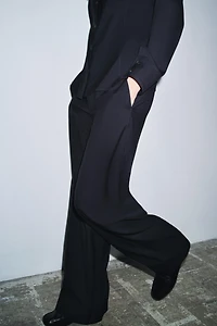 100% WOOL PANTS ZW COLLECTION