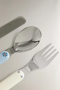 KIDS' BUNNY FLATWARE SET