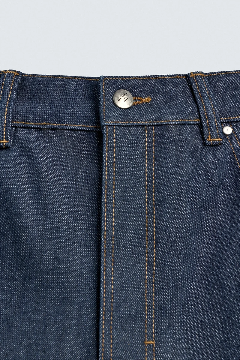 JORTS EN DENIM AVEC POCHE BRODÉE