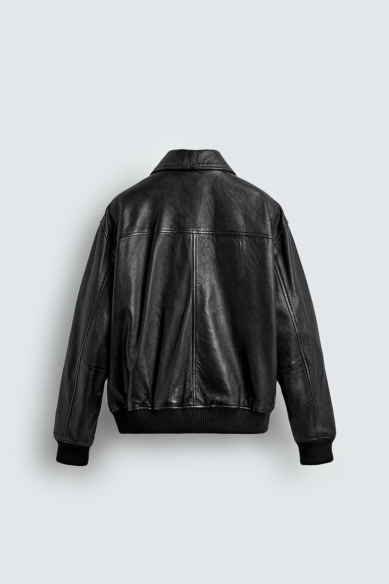 LEATHER POCKET JACKET