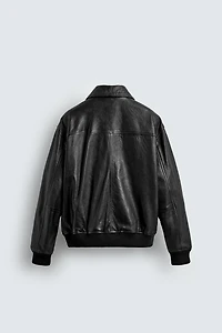 LEATHER POCKET JACKET