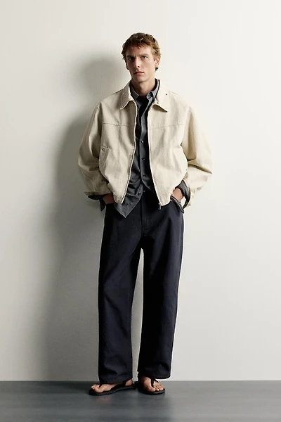 RELAXED FIT STUDDED JACKET