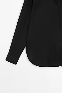 Flowing 100% linen shirt