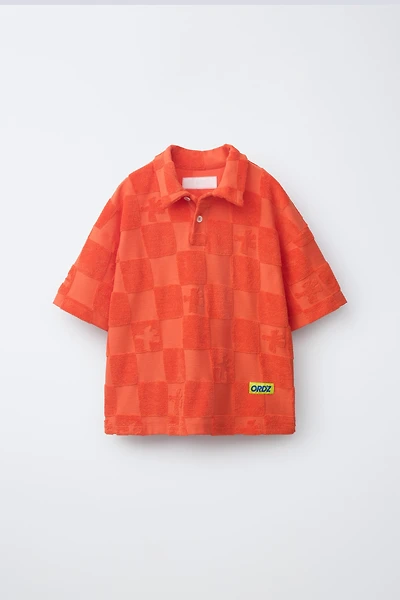 TERRYCLOTH LOGO POLO SHIRT