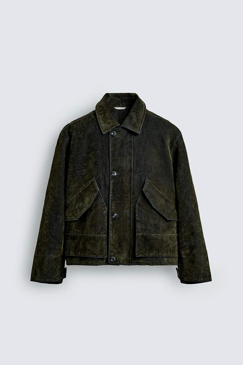 VELOUR TWILL JACKET