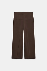 HIGH-WAISTED STRAIGHT LEG PANTS