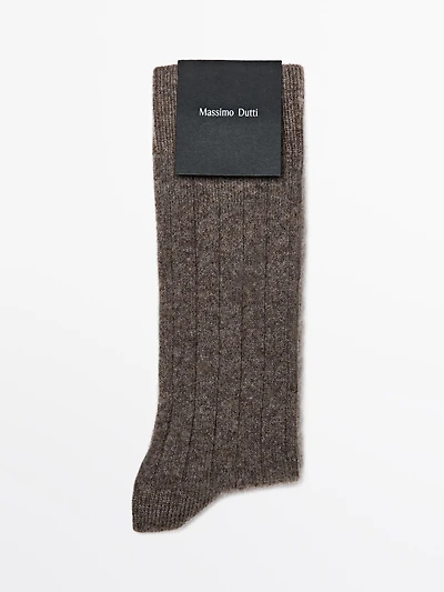 Cashmere blend socks