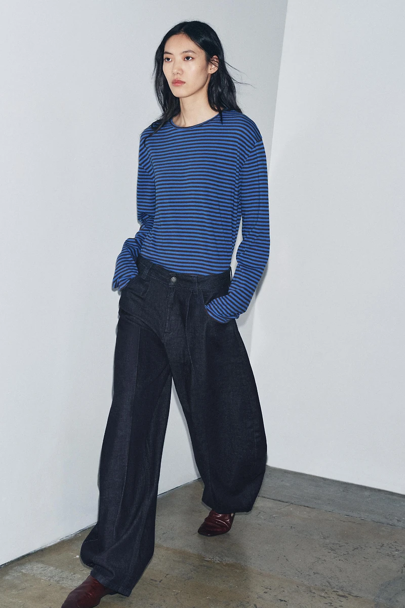 ZW COLLECTION MID-RISE BALLOON JEANS