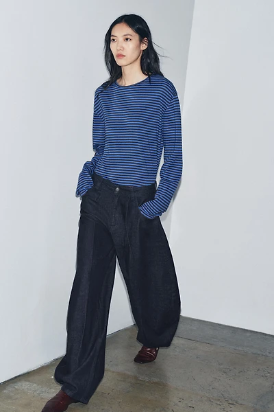 ZW COLLECTION MID-RISE BALLOON JEANS