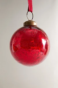 RED CHRISTMAS BALL TREE ORNAMENT