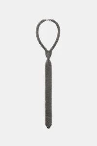 COLLIER CRAVATE MÉTALLIQUE
