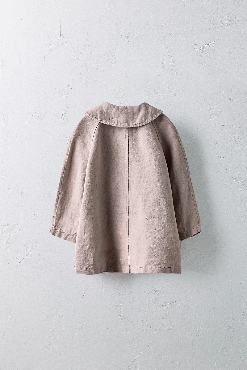 YEARS/ LIMITED EDITION 100% LINEN TRENCH COAT