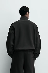 INTERLOCK ZIP SWEATSHIRT