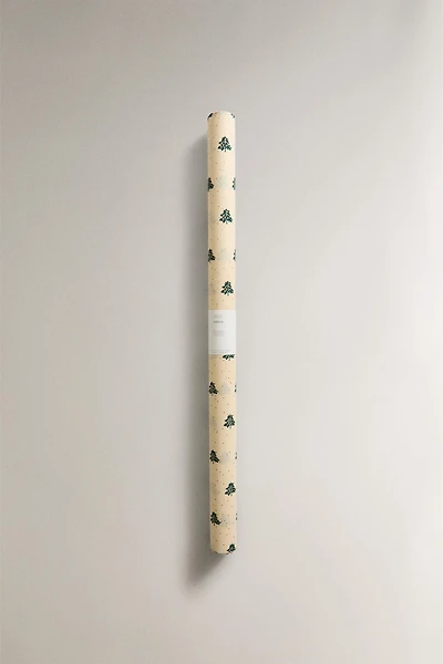 PAPIER CADEAU SAPINS DE NOËL