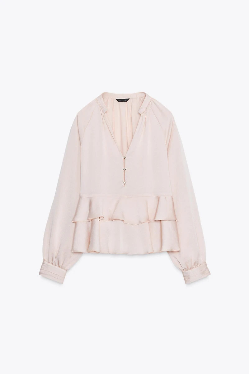RUFFLED BLOUSE