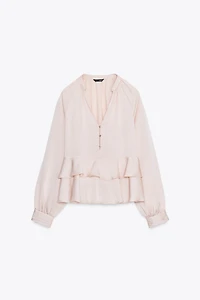RUFFLED BLOUSE