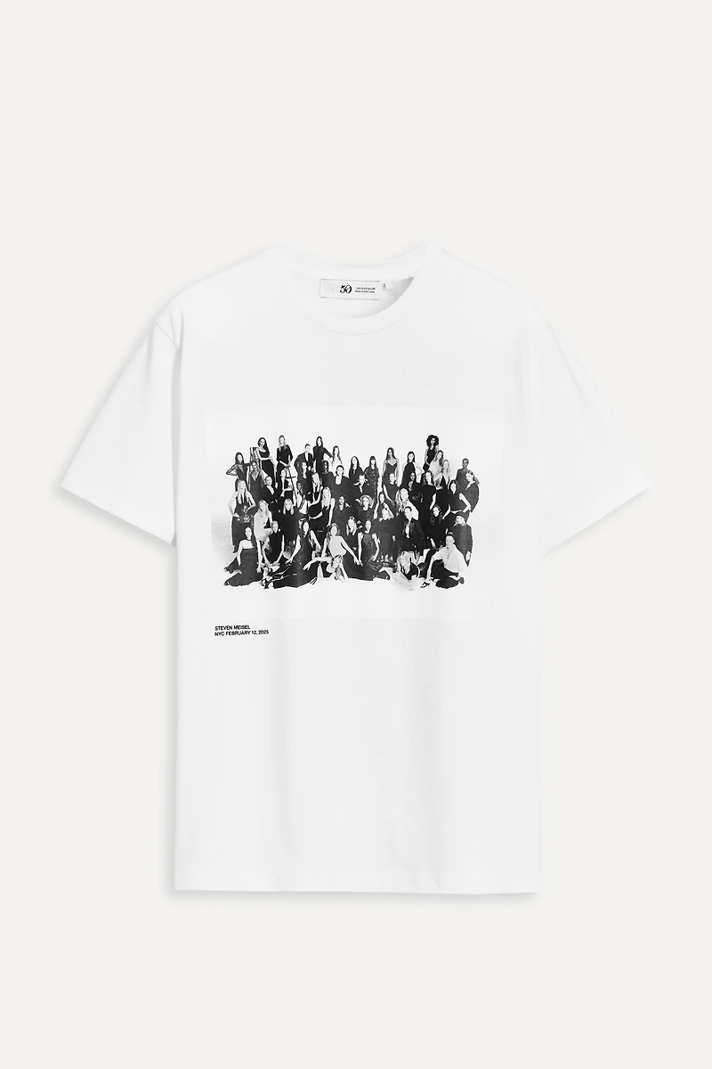 T-SHIRT À IMPRIMÉ PHOTO STEVEN MEISEL 50TH ANNIVERSARY