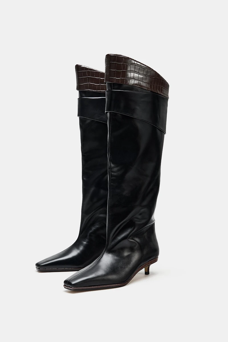 BOTTES HAUTES EN CUIR LIMITED EDITION