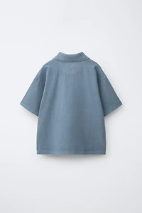 POLO EFFET DÉLAVÉ