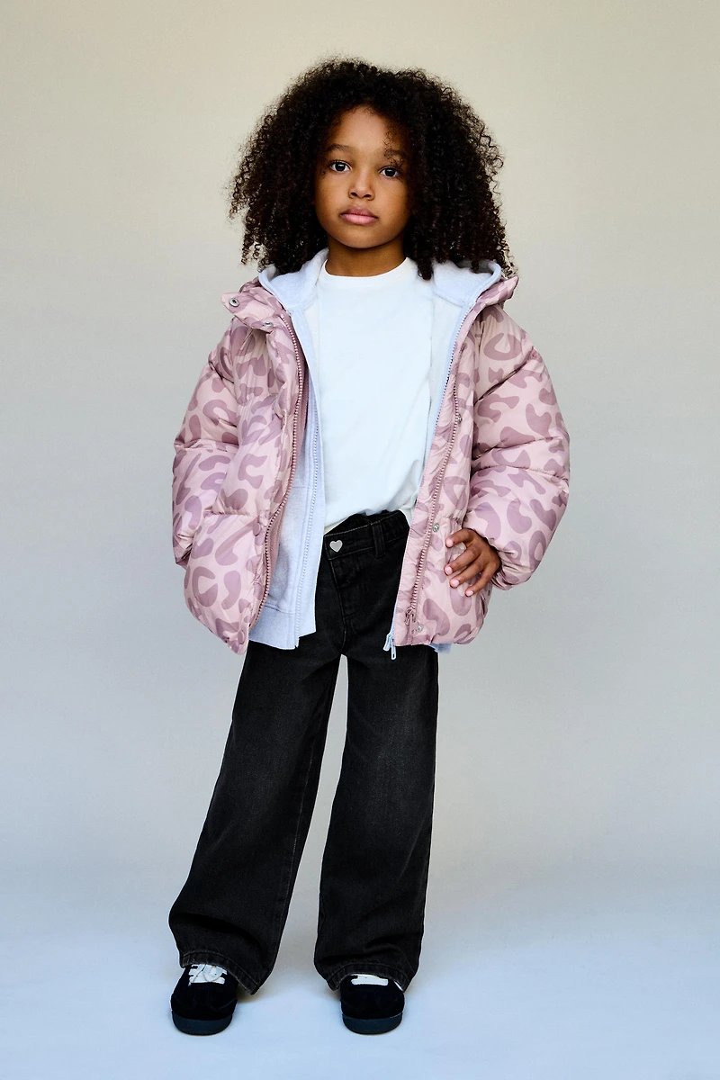 ANIMAL PRINT WATER REPELLENT COAT